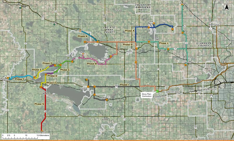 Lagoon & Darwell Transmission Line Phase A